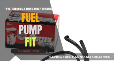 Fuel Pump Compatibility: Airtex 40927 and Your Car