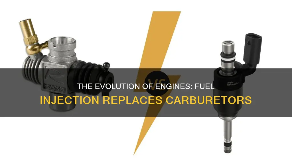 what car part was replaced by a fuel injection