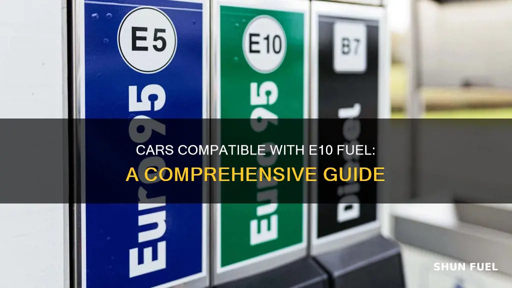 what cars are compatible with e10 fuel