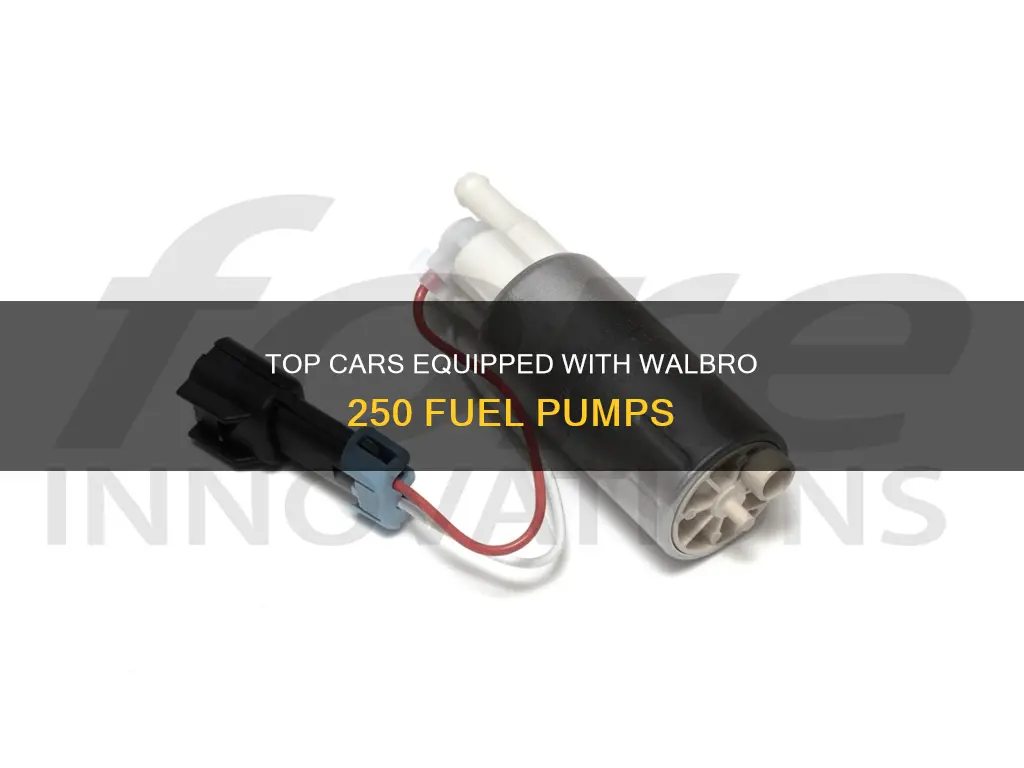 what cars came stock with walboro 250 fuel pump
