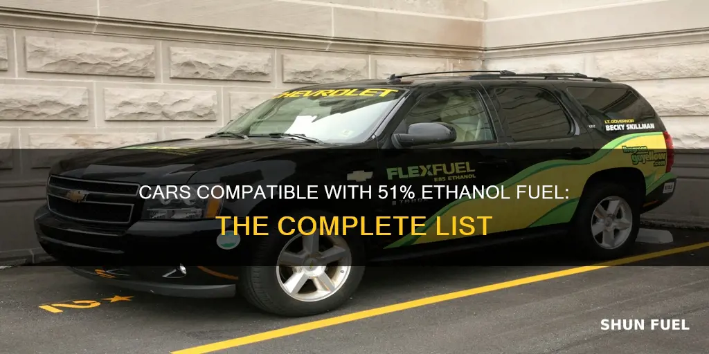what cars can use 51 ethanol fuel