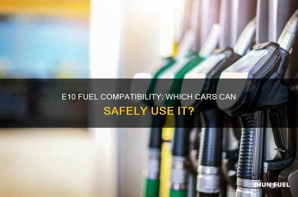 what cars can use e10 fuel