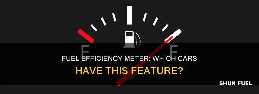 what cars have fuel efficiency meter