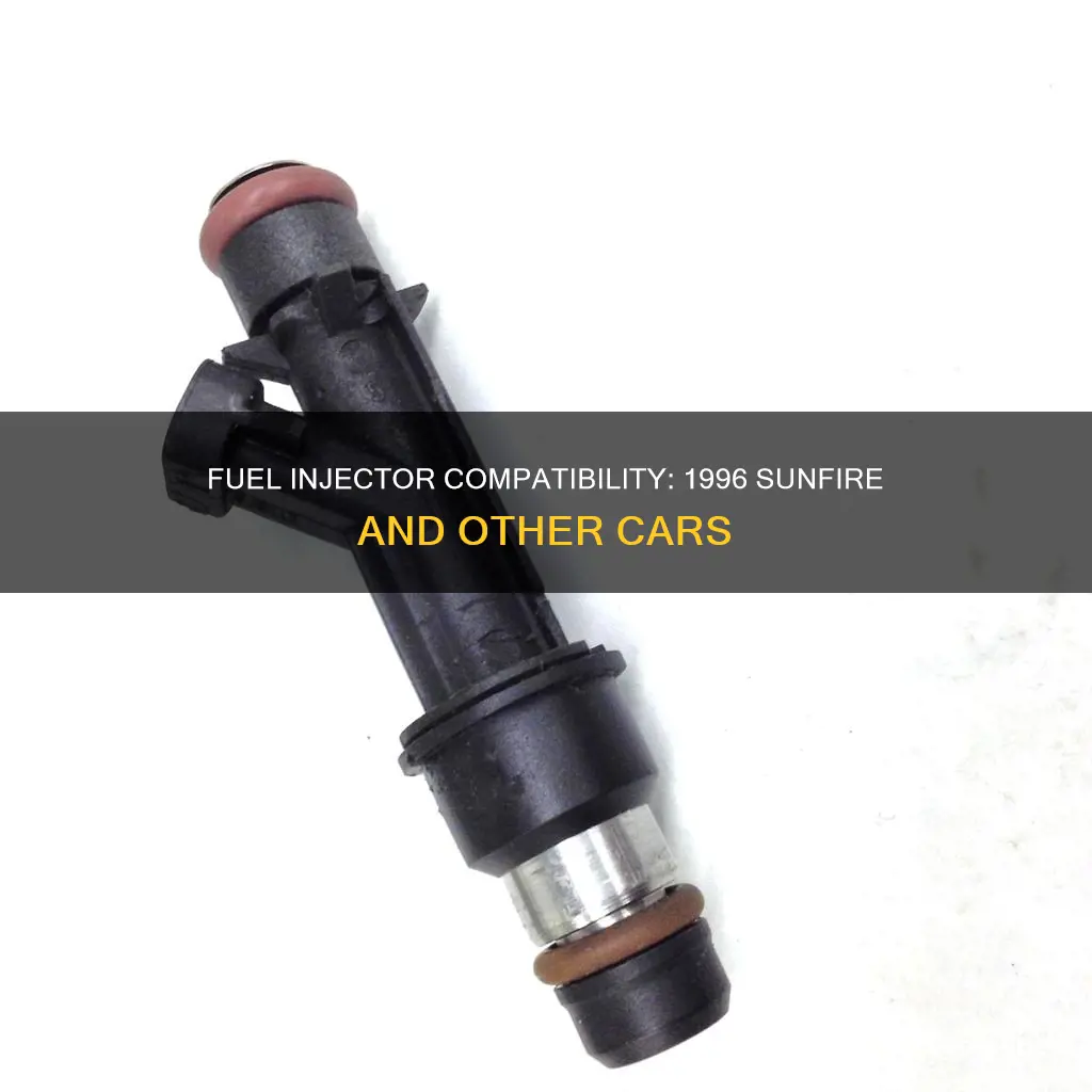 what cars have same fuel injectors as 1996 sunfire