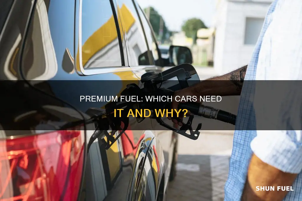 what cars need premium fuel