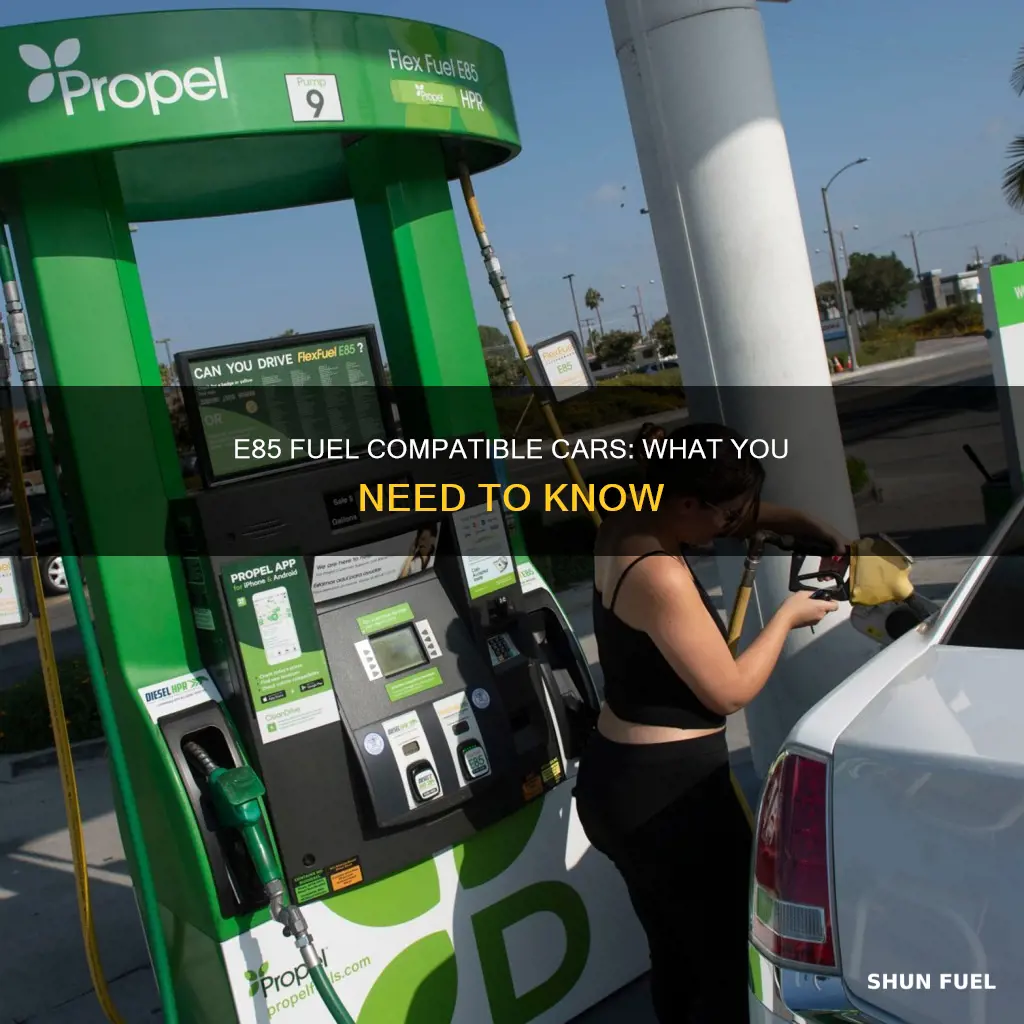 what cars take e85 fuel