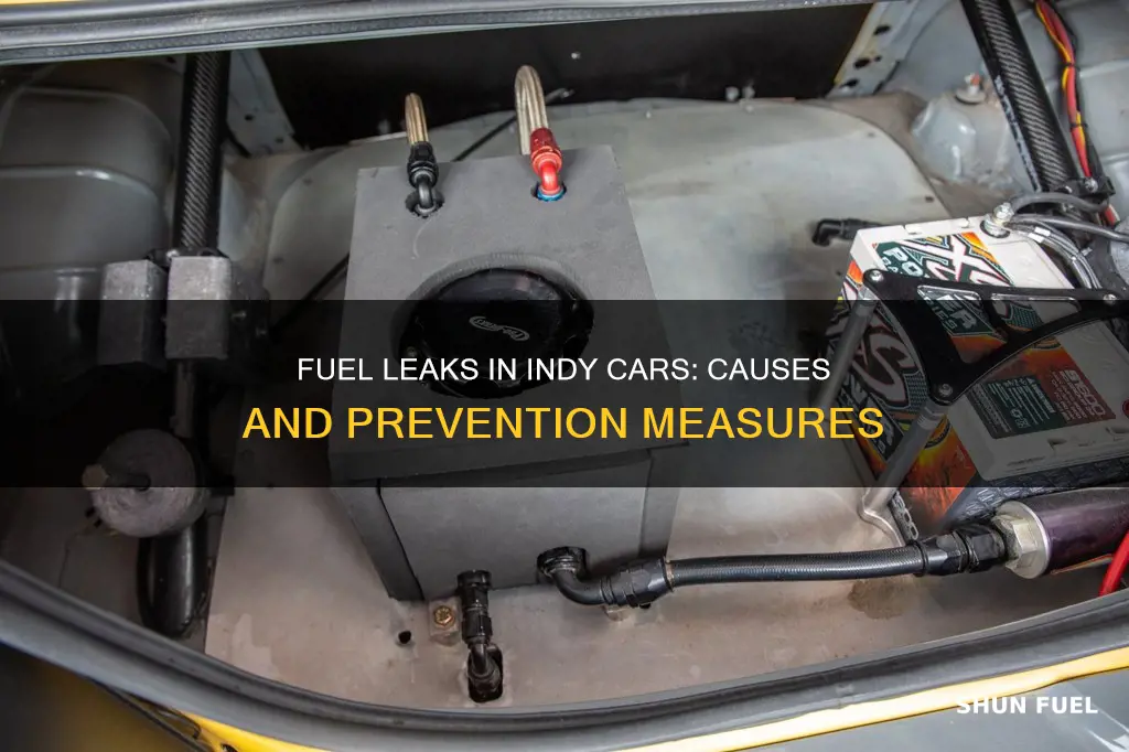 what cause fuel to leak on indy car