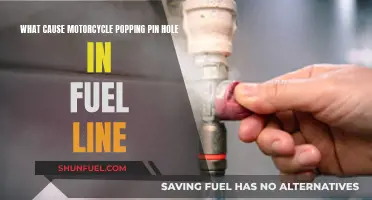 Motorcycle Fuel Line: Popping Pin Holes Explained