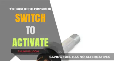 Why Your Fuel Pump Shut Off Switch Activates: Common Causes Explained