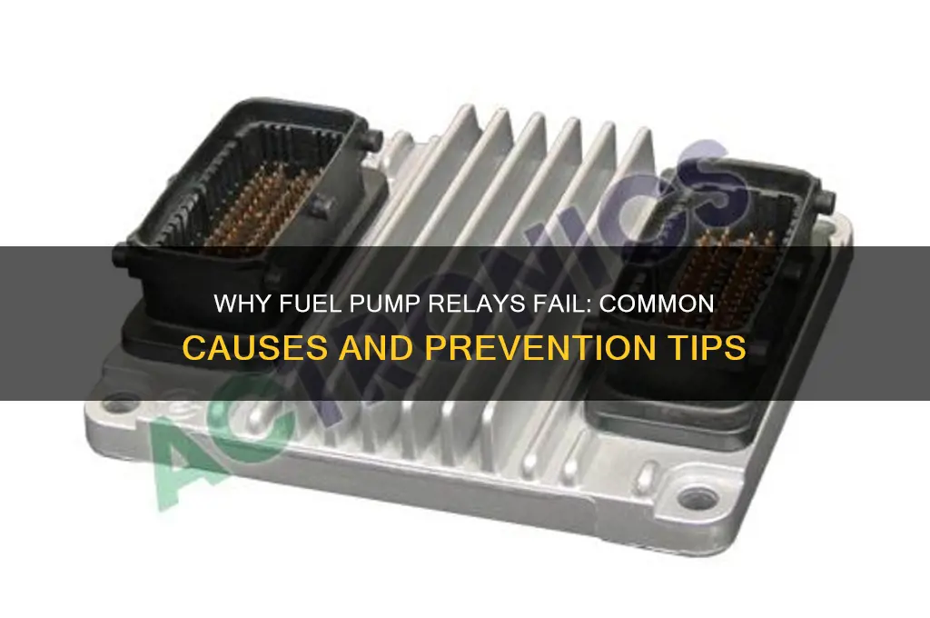 what causes a fuel pump relay to go bad