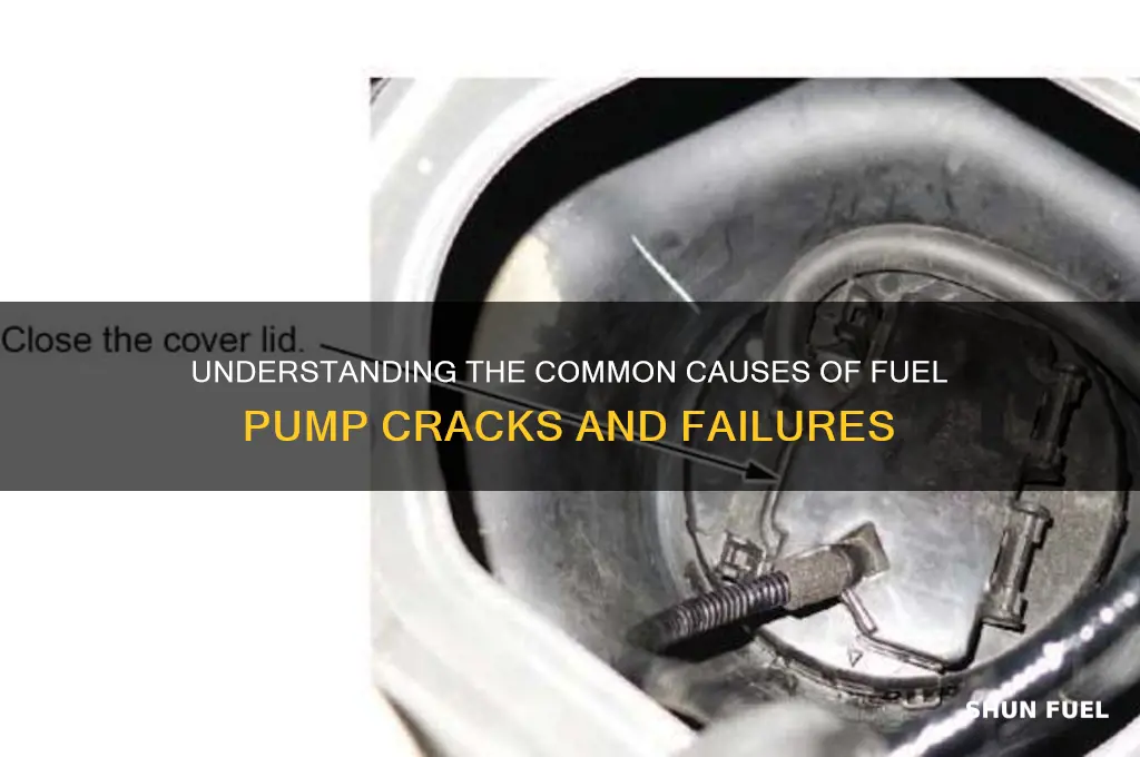 what causes a fuel pump to crack