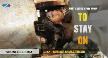 Why Your Fuel Pump Stays On: Common Causes Explained