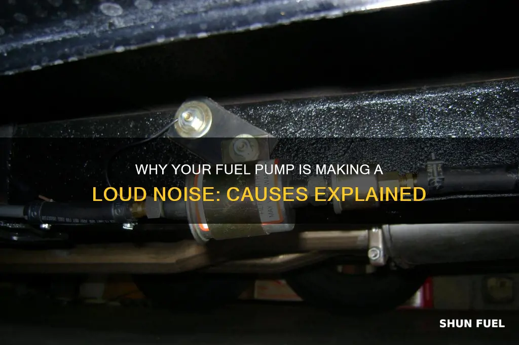 what causes a loud fuel pump