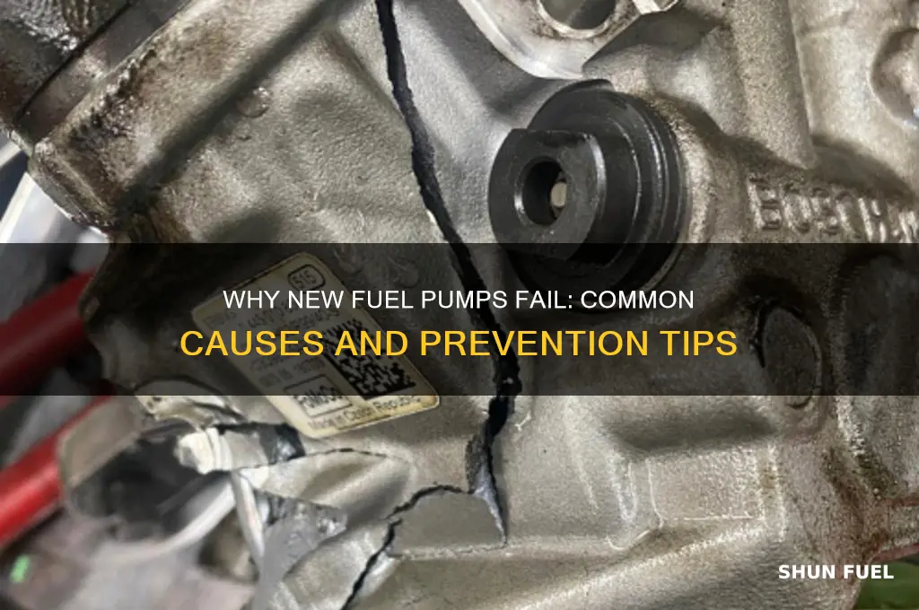 what causes a new fuel pump to go bad