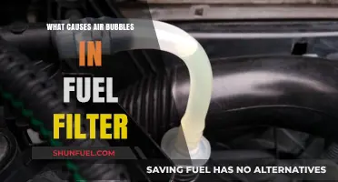 Air Bubbles in Fuel Filter: Causes and Solutions