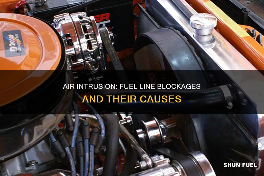 what causes air in fuel line