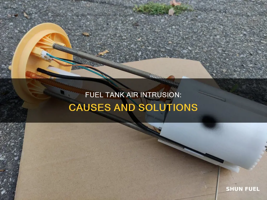 what causes air in fuel tank