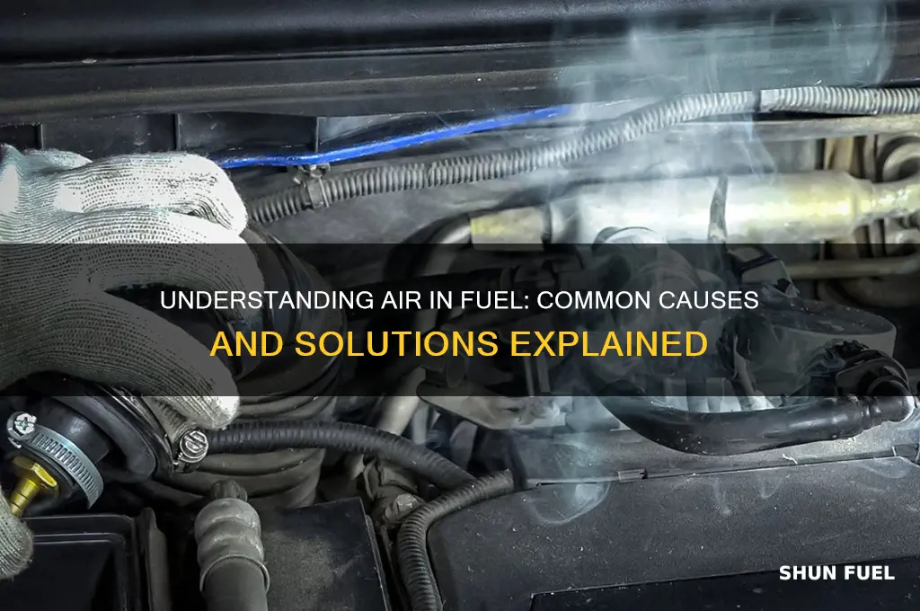 what causes air in fuel