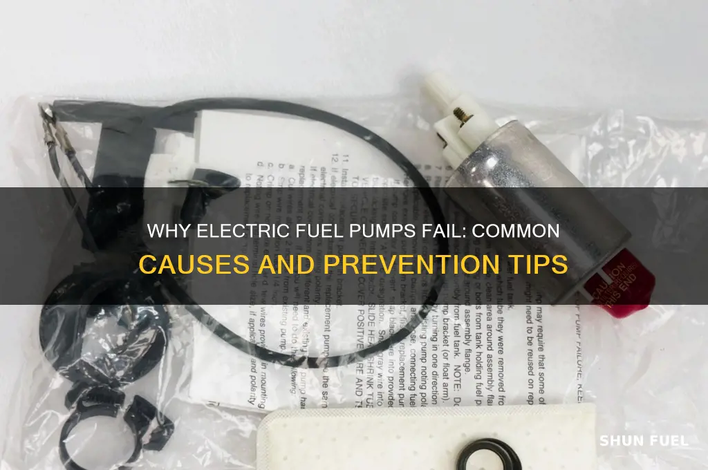 what causes an electric fuel pump to go bad