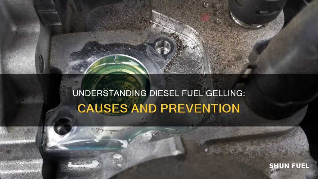 what causes diesel fuel gelling