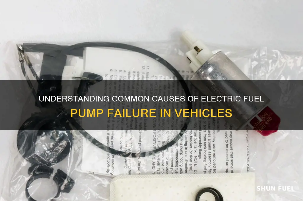 what causes electric fuel pump failure