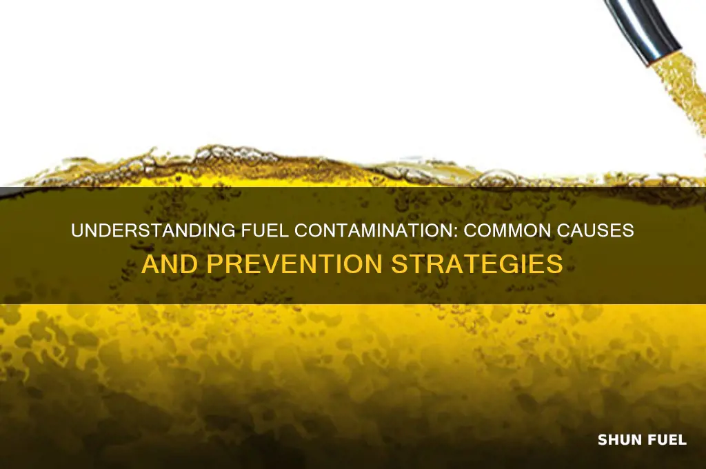 what causes fuel contamination