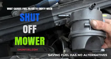 Why Fuel Drains When Shutting Off Your Mower