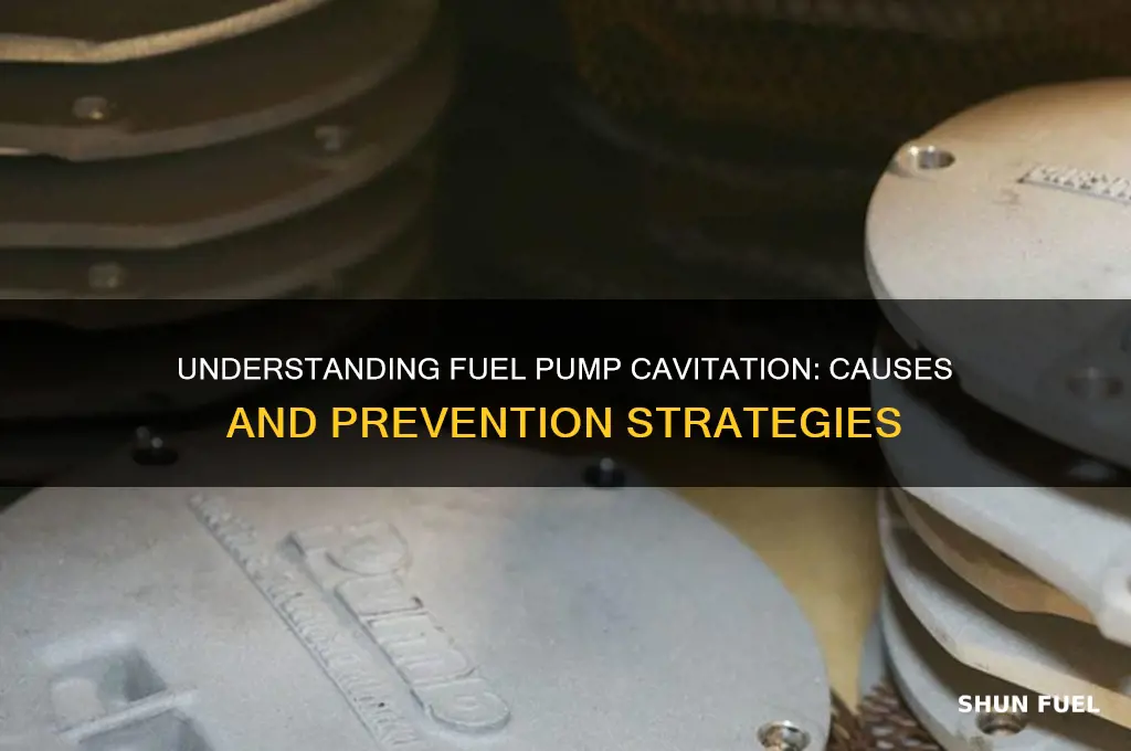 what causes fuel pump cavitation