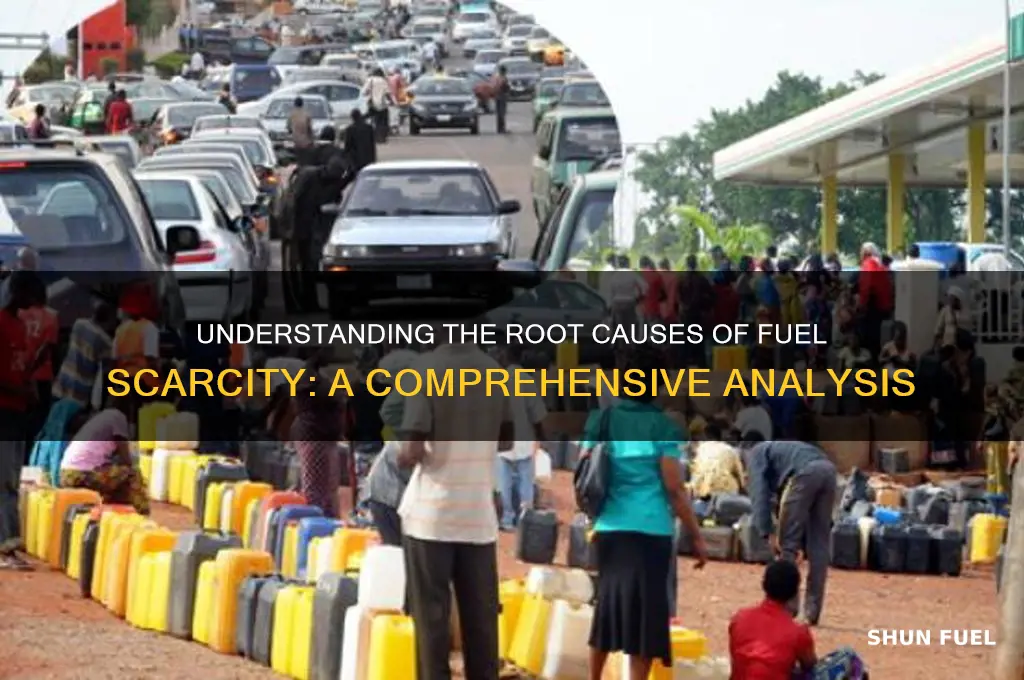 what causes fuel scarcity