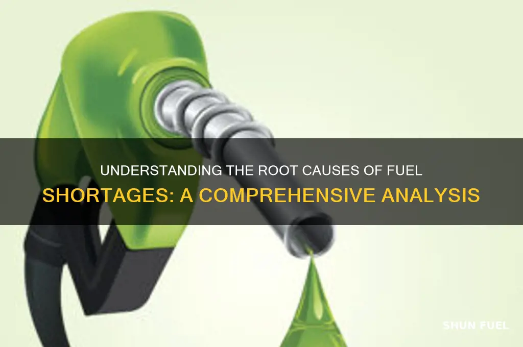 what causes fuel shortages