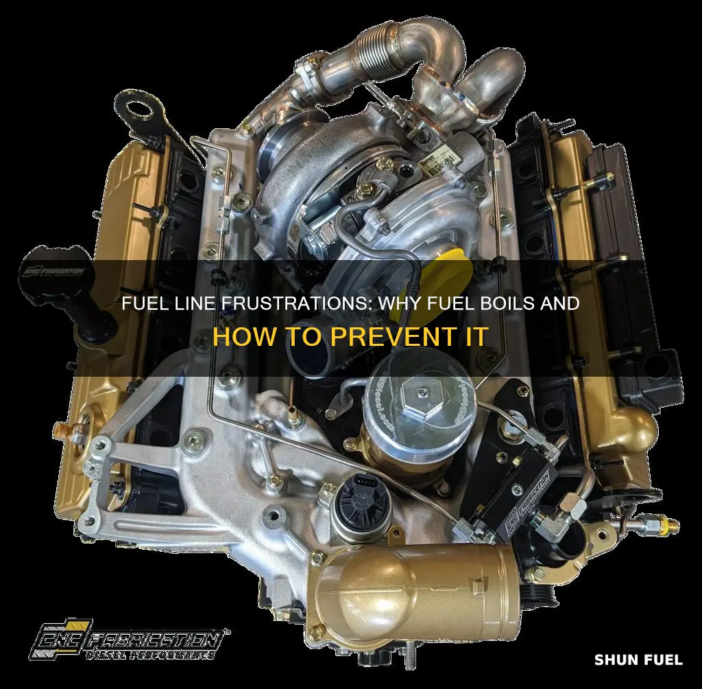 what causes fuel to boil in your fuel line