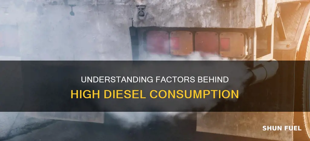 what causes high fuel consumption in diesel engines