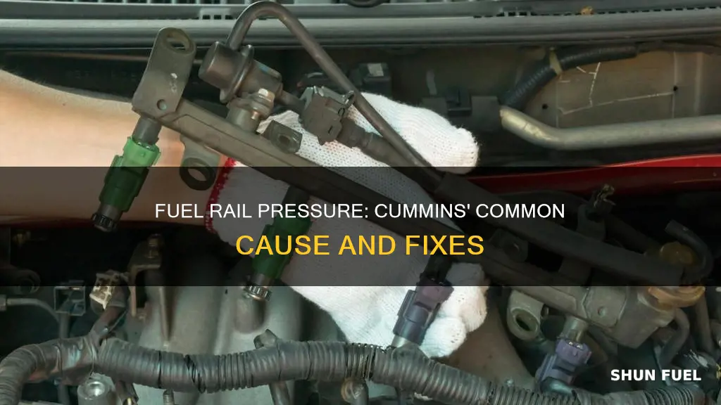 what causes high fuel rail pressure cummins