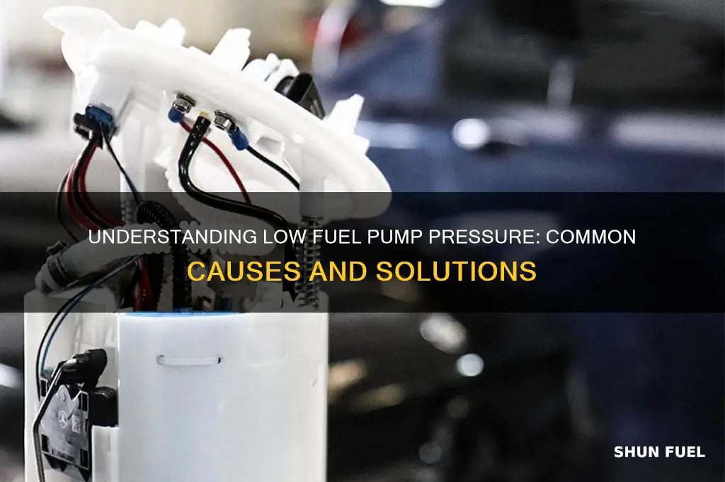 what causes low fuel pump pressure