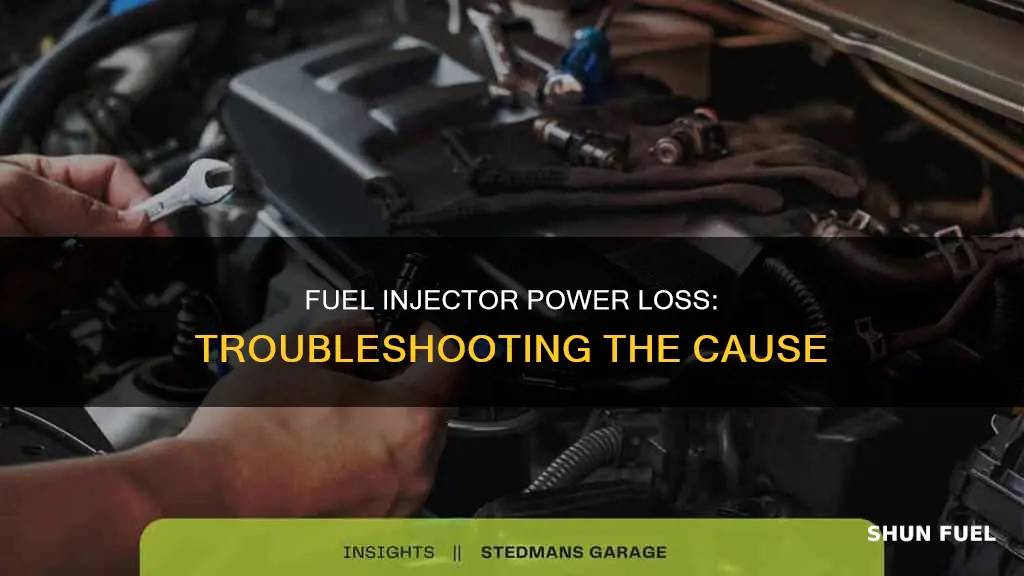 what causes no power to fuel injectors