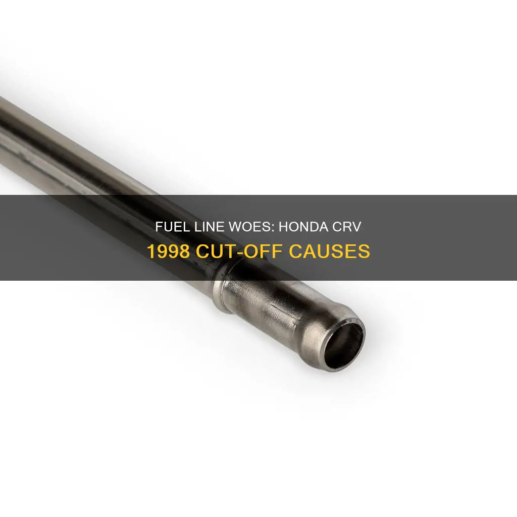what causes of honda crv 1998 cut off fuel line