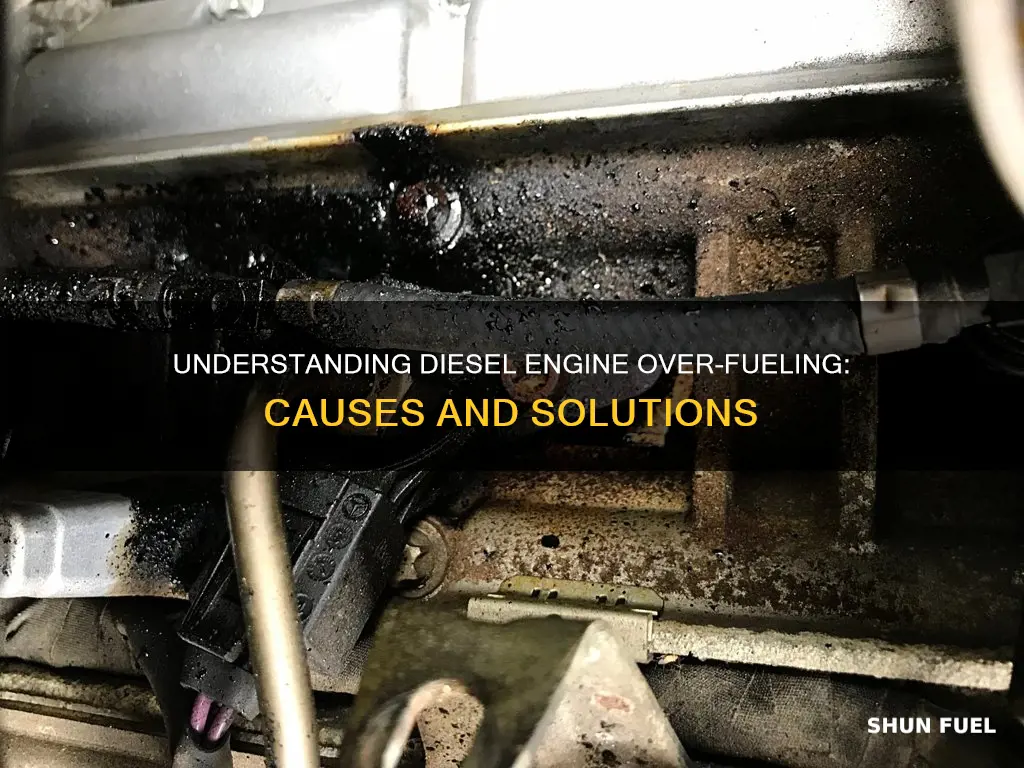 what causes over fueling in a diesel engine