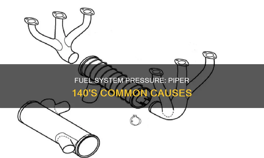 what causes pressure in fuel system piper 140