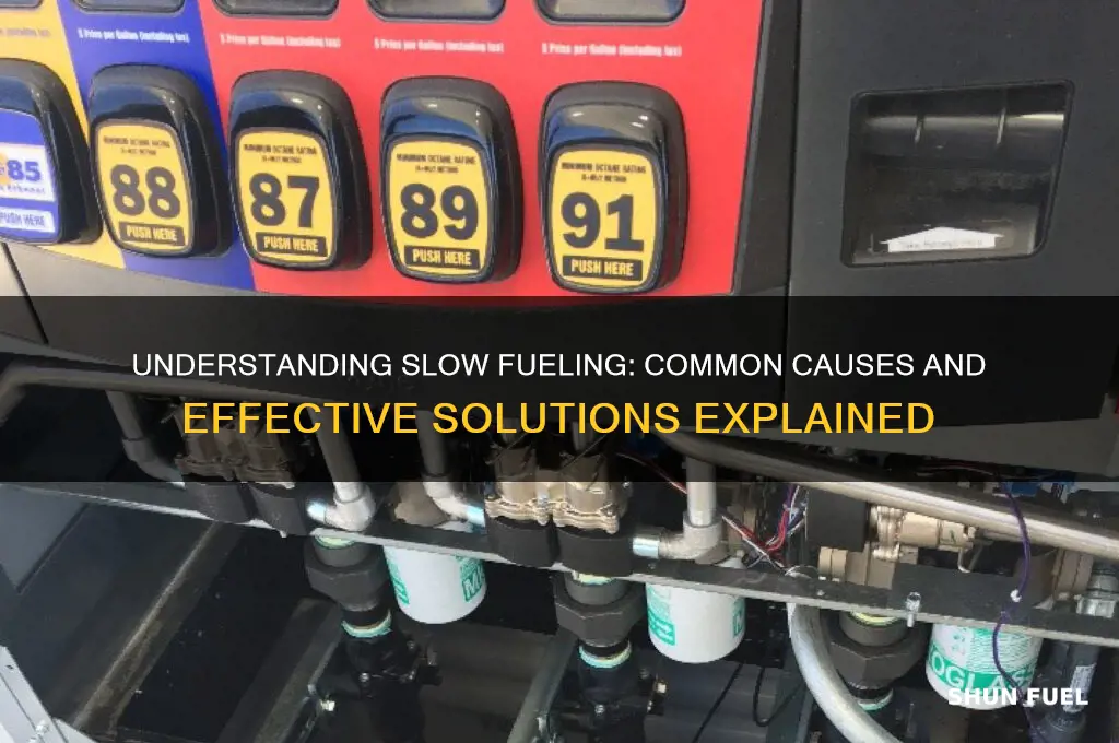 what causes slow fueling