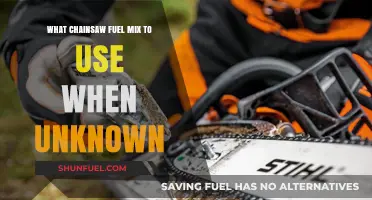 Choosing the Right Chainsaw Fuel Mix When Specifications Are Unknown