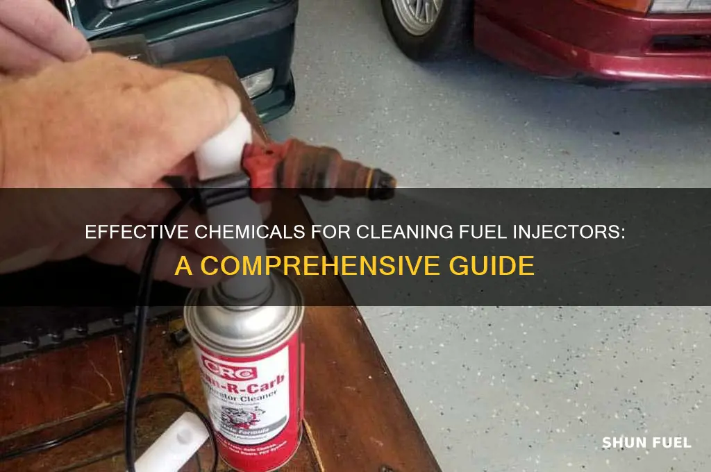 what chemical is used to clean fuel injectors