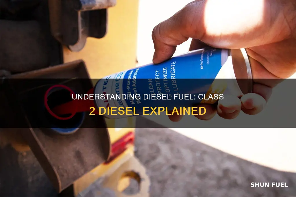 what class fuel is 2 diesel fuel
