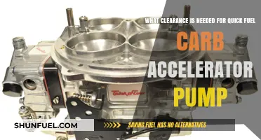 Quick Fuel Carb Accelerator Pump: Essential Clearance Requirements Explained
