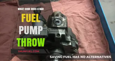 Bad Fuel Pump Symptoms: Error Codes and Diagnostic Insights