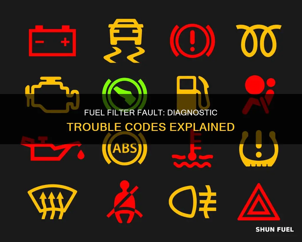 what code will a bad fuel filter throw