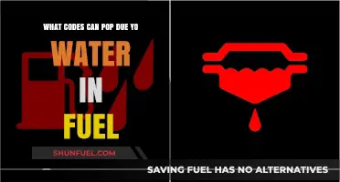 Water in Fuel: Common Error Codes and Troubleshooting Tips