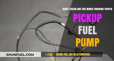 1989 Toyota Pickup Fuel Pump Wire Colors Explained