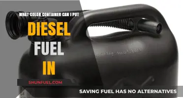Storing Diesel Fuel: Choosing the Right Container Color