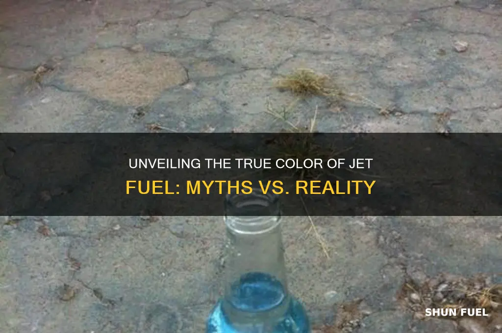 what color does jet fuel