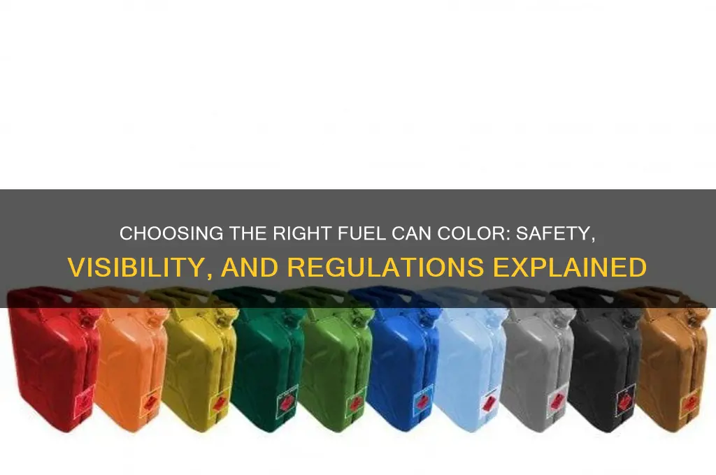 what color for fuel can